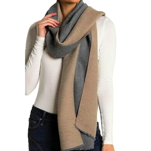 🆕🌿OVERSIZED TWO TONE SCARF🌿 - Picture 3 of 4